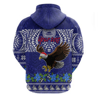 Personalised American Samoa Christmas Hoodie Manuia le Kerisimasi Polynesian Tribal LT9 - Polynesian Pride