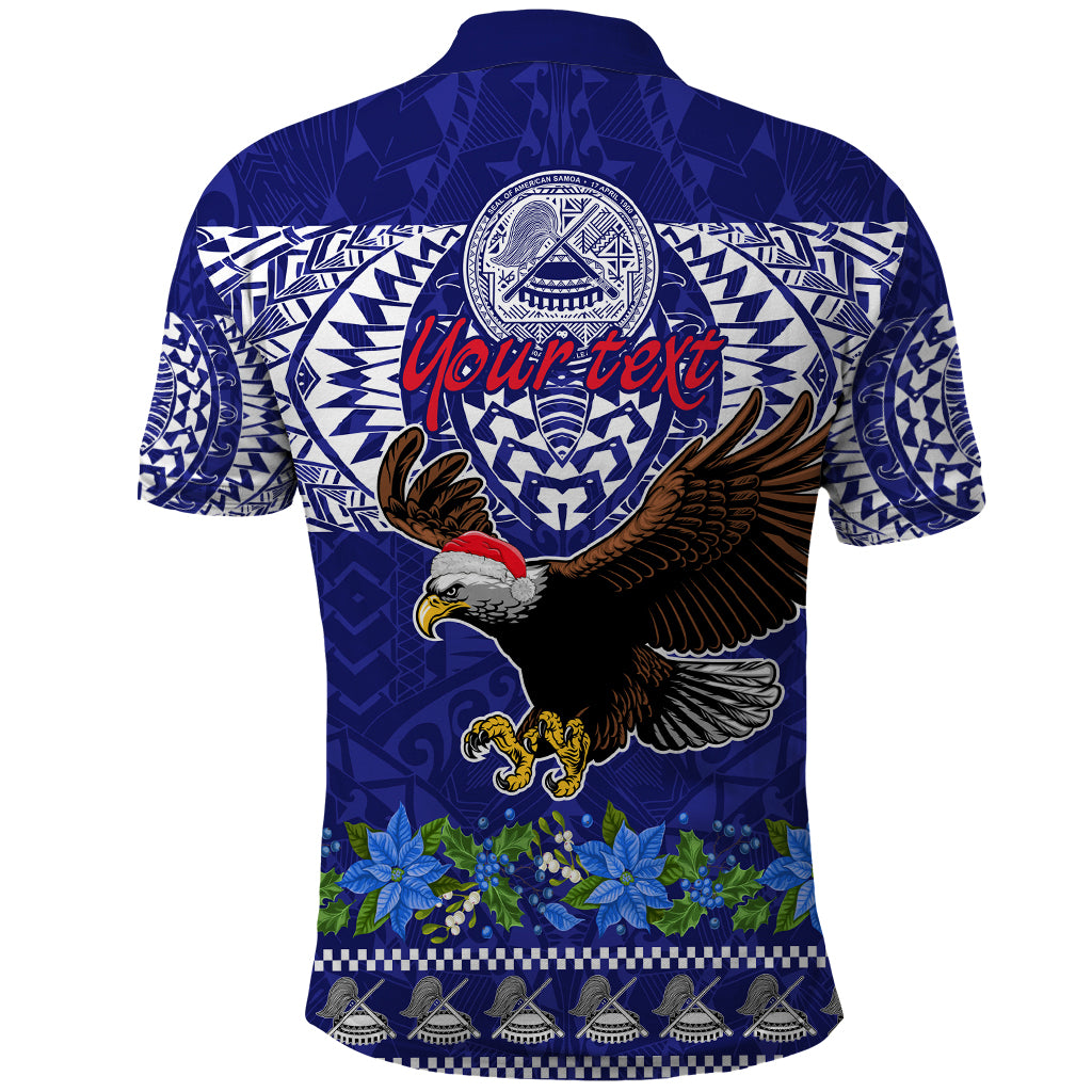 Personalised American Samoa Christmas Polo Shirt Manuia le Kerisimasi Polynesian Tribal LT9 - Polynesian Pride