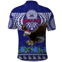 Personalised American Samoa Christmas Polo Shirt Manuia le Kerisimasi Polynesian Tribal LT9 - Polynesian Pride