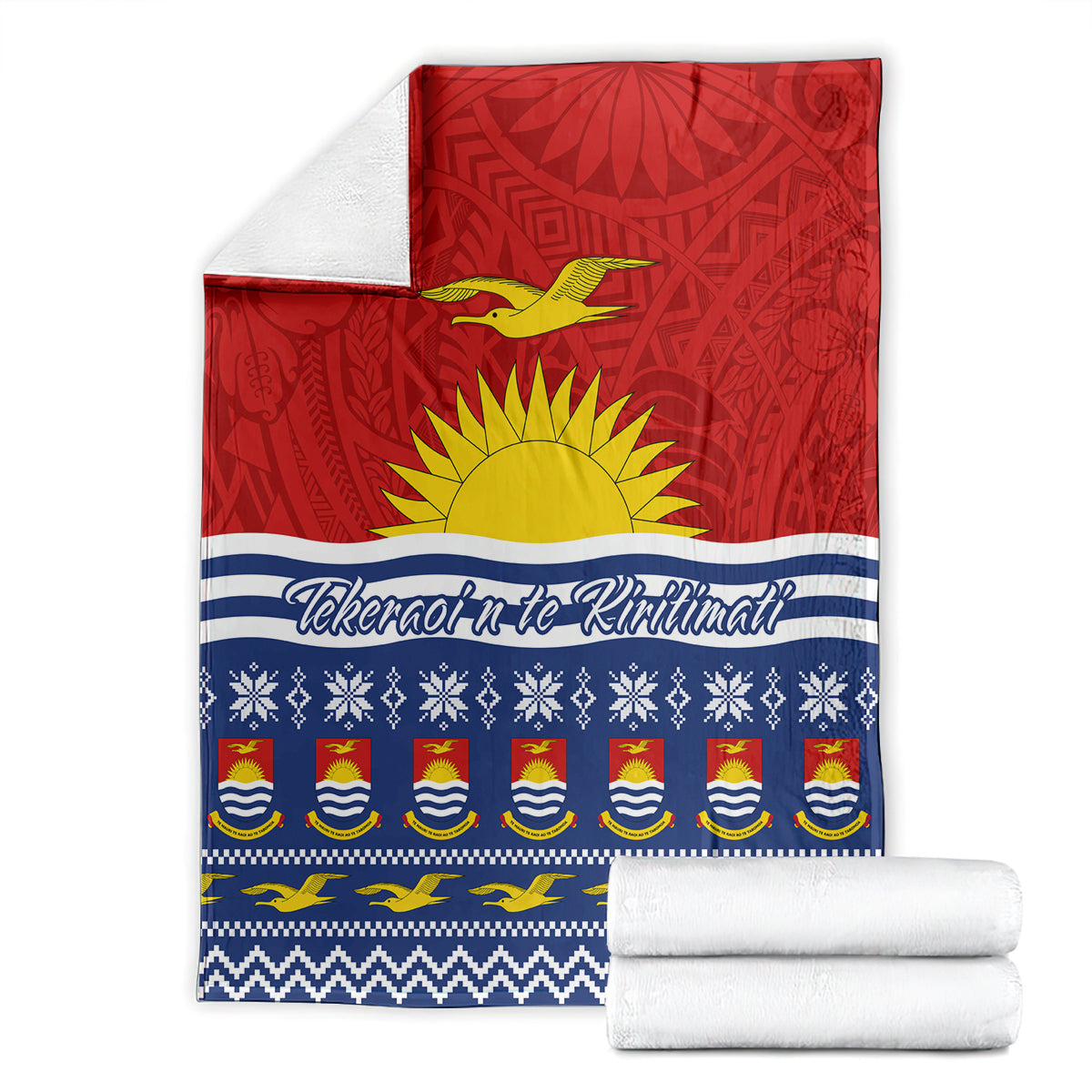 Kiribati Christmas Blanket Tekeraoi n Te Tiritimati Polynesian Tribal LT9 - Polynesian Pride