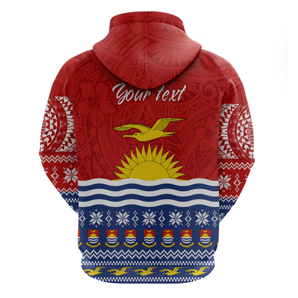 Personalised Kiribati Christmas Hoodie Tekeraoi n Te Tiritimati Polynesian Tribal LT9 - Polynesian Pride
