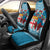 Fijian Tagimoucia Flowers Car Seat Cover Christmas Coquette bow