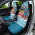 Fijian Tagimoucia Flowers Car Seat Cover Christmas Coquette bow