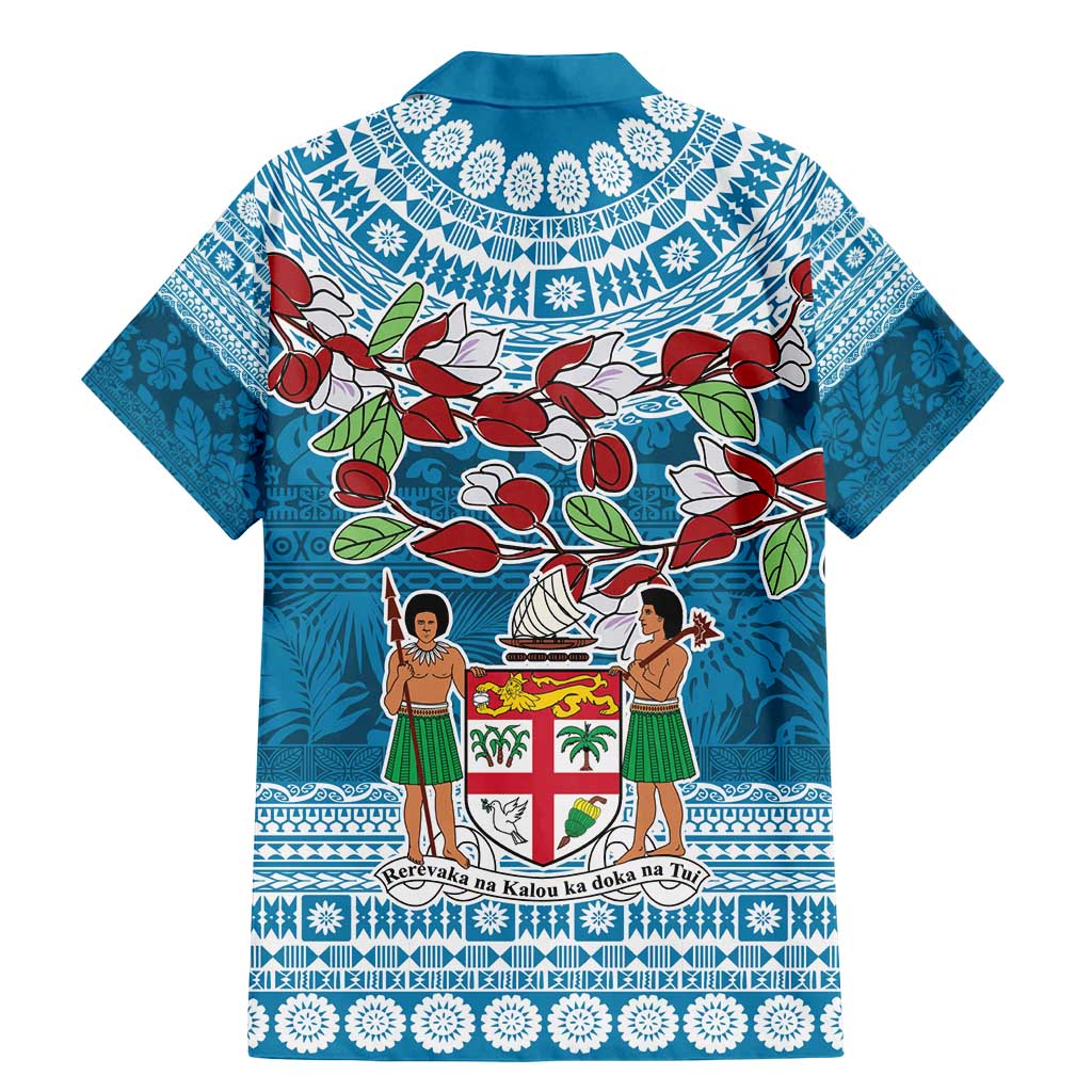 Fijian Tagimoucia Flowers Family Matching Mermaid Dress and Hawaiian Shirt Christmas Coquette bow