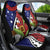 Samoan Ula Fala Flowers Car Seat Cover Christmas Santa Belt