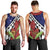 Samoan Ula Fala Flowers Men Tank Top Christmas Santa Belt