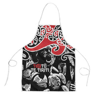 Aotearoa Toitu Te Tiriti Apron New Zealand Stand Together Stand Stronger - Polynesian Pride