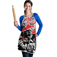 Aotearoa Toitu Te Tiriti Apron New Zealand Stand Together Stand Stronger - Polynesian Pride