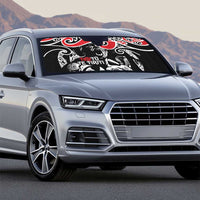 Aotearoa Toitu Te Tiriti Auto Sun Shade New Zealand Stand Together Stand Stronger - Polynesian Pride