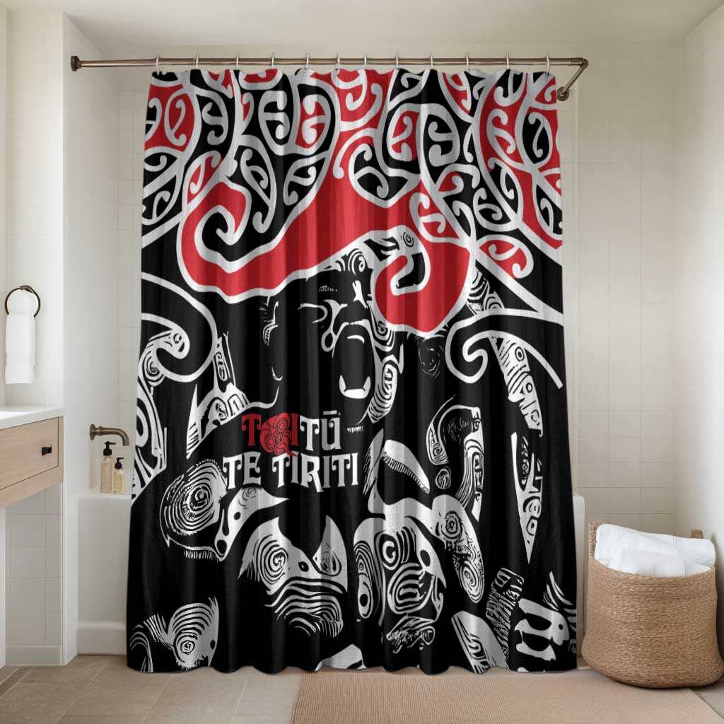 Aotearoa Toitu Te Tiriti Bathroom Set New Zealand Stand Together Stand Stronger - Polynesian Pride