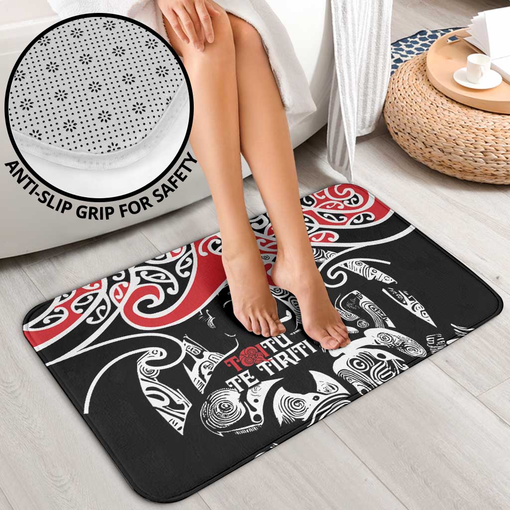 Aotearoa Toitu Te Tiriti Bathroom Set New Zealand Stand Together Stand Stronger - Polynesian Pride
