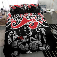 Aotearoa Toitu Te Tiriti Bedding Set New Zealand Stand Together Stand Stronger
