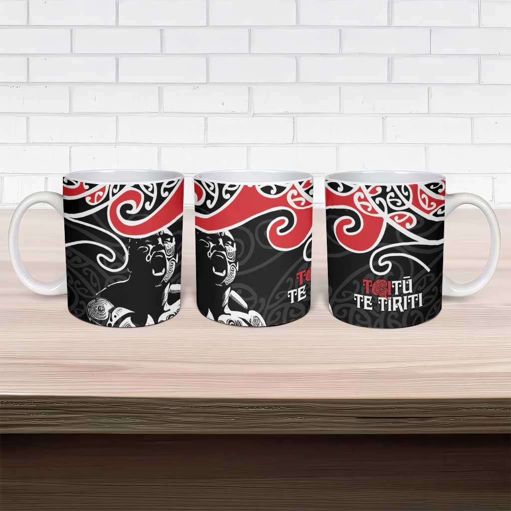 Aotearoa Toitu Te Tiriti Ceramic Mug New Zealand Stand Together Stand Stronger - Polynesian Pride