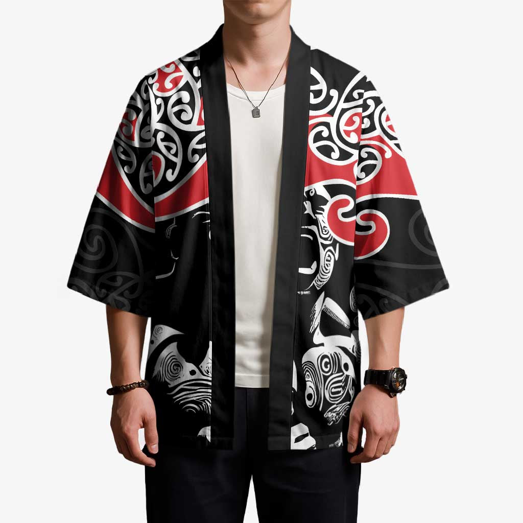 Aotearoa Toitu Te Tiriti Kimono New Zealand Stand Together Stand Stronger LT9 - Polynesian Pride