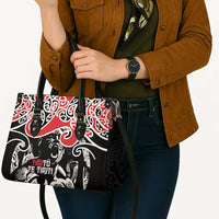 Aotearoa Toitu Te Tiriti Leather Bag New Zealand Stand Together Stand Stronger - Polynesian Pride