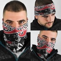 Aotearoa Toitu Te Tiriti Neck Gaiter New Zealand Stand Together Stand Stronger LT9