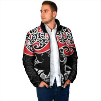Aotearoa Toitu Te Tiriti Padded Jacket New Zealand Stand Together Stand Stronger LT9 - Polynesian Pride