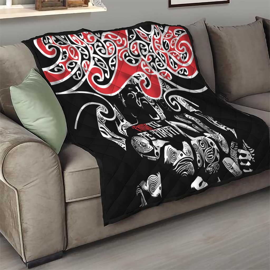 Aotearoa Toitu Te Tiriti Quilt New Zealand Stand Together Stand Stronger LT9 - Polynesian Pride