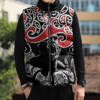 Aotearoa Toitu Te Tiriti Sleeveless Puffer Jacket New Zealand Stand Together Stand Stronger LT9 - Polynesian Pride