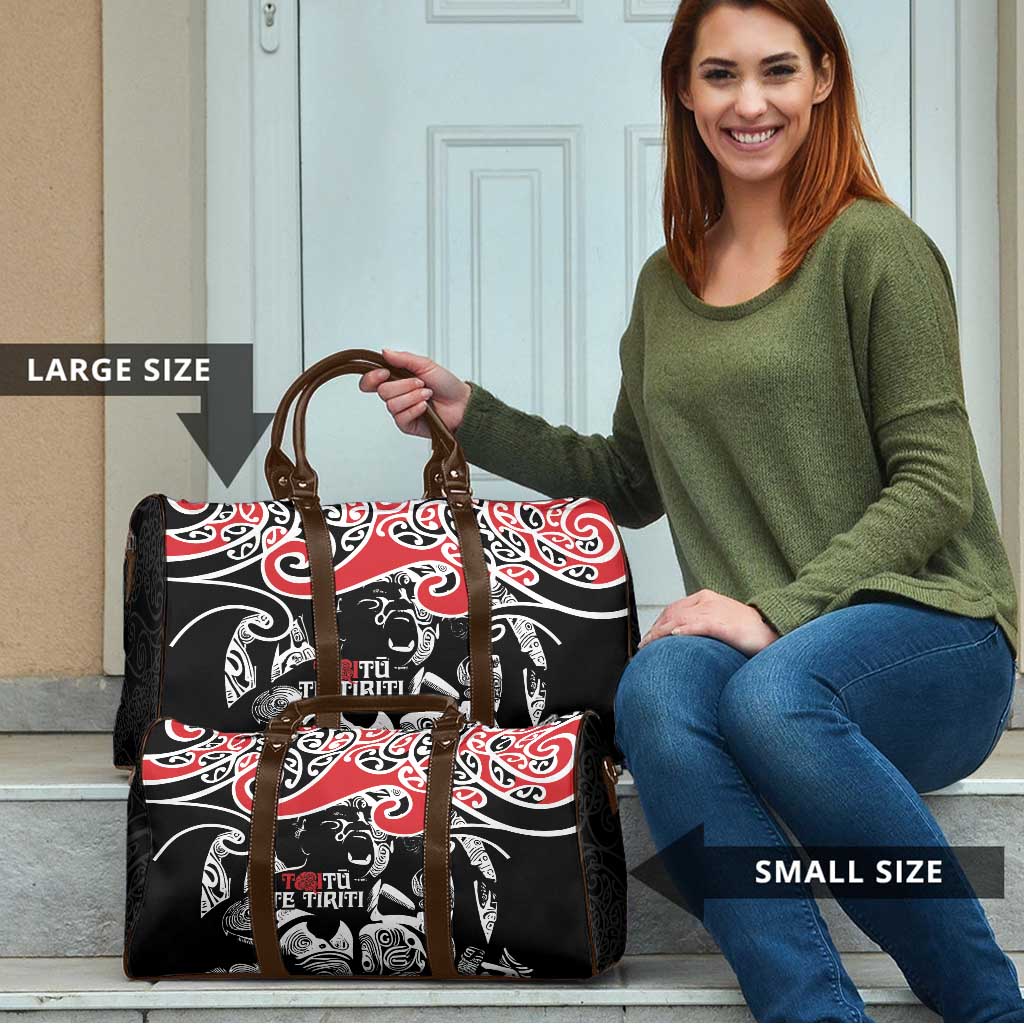 Aotearoa Toitu Te Tiriti Travel Bag New Zealand Stand Together Stand Stronger - Polynesian Pride