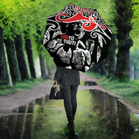Aotearoa Toitu Te Tiriti Umbrella New Zealand Stand Together Stand Stronger - Polynesian Pride
