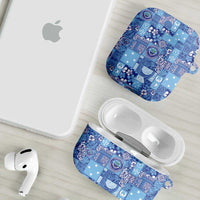 Federated States of Micronesia Merry Christmas AirPods Case Pacific Patchwork Xmas Vibes - Polynesian Pride