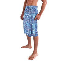 Federated States of Micronesia Merry Christmas Lavalava Pacific Patchwork Xmas Vibes - Polynesian Pride