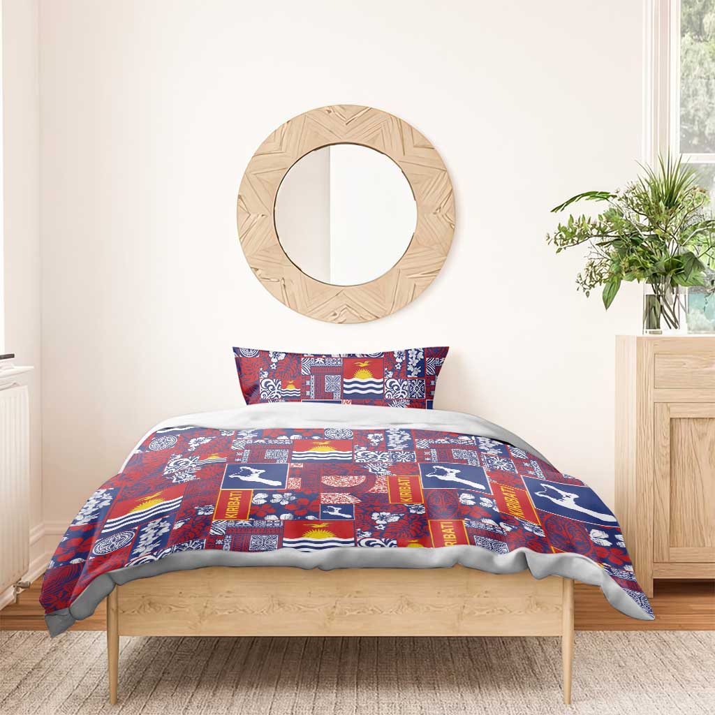 Kiribati Tekeraoi n te Kiritimati Bedding Set Pacific Patchwork Xmas Vibes - Polynesian Pride
