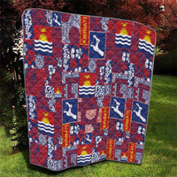 Kiribati Tekeraoi n te Kiritimati Quilt Pacific Patchwork Xmas Vibes - Polynesian Pride