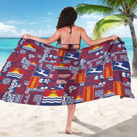 Kiribati Tekeraoi n te Kiritimati Sarong Pacific Patchwork Xmas Vibes - Polynesian Pride
