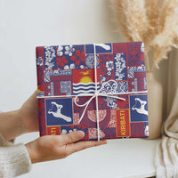 Kiribati Tekeraoi n te Kiritimati Wrapping Paper Pacific Patchwork Xmas Vibes - Polynesian Pride