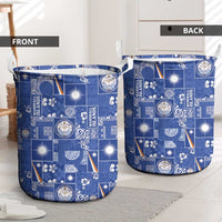 Marshall Islands Merry Christmas Laundry Basket Pacific Patchwork Xmas Vibes LT9 - Polynesian Pride