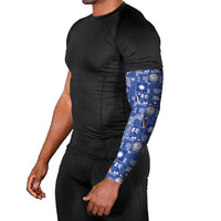 Marshall Islands Merry Christmas Arm Sleeves Pacific Patchwork Xmas Vibes LT9 - Polynesian Pride