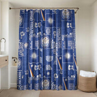 Marshall Islands Merry Christmas Bathroom Set Pacific Patchwork Xmas Vibes - Polynesian Pride