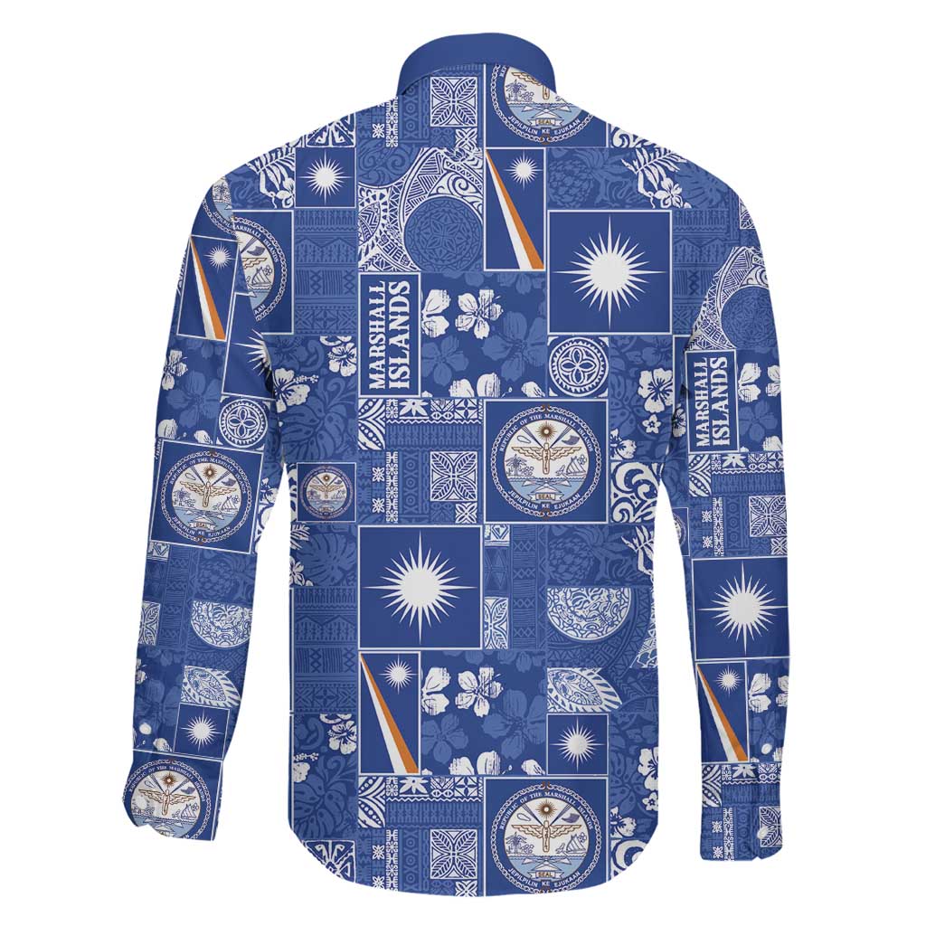 Marshall Islands Merry Christmas Family Matching Puletasi and Hawaiian Shirt Pacific Patchwork Xmas Vibes LT9 - Polynesian Pride