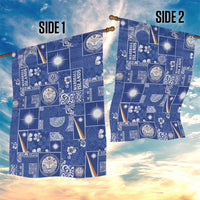 Marshall Islands Merry Christmas Garden Flag Pacific Patchwork Xmas Vibes LT9 - Polynesian Pride