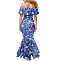 Marshall Islands Merry Christmas Mermaid Dress Pacific Patchwork Xmas Vibes - Polynesian Pride