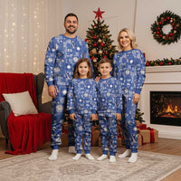 Marshall Islands Merry Christmas Pajama Set Pacific Patchwork Xmas Vibes LT9 - Polynesian Pride