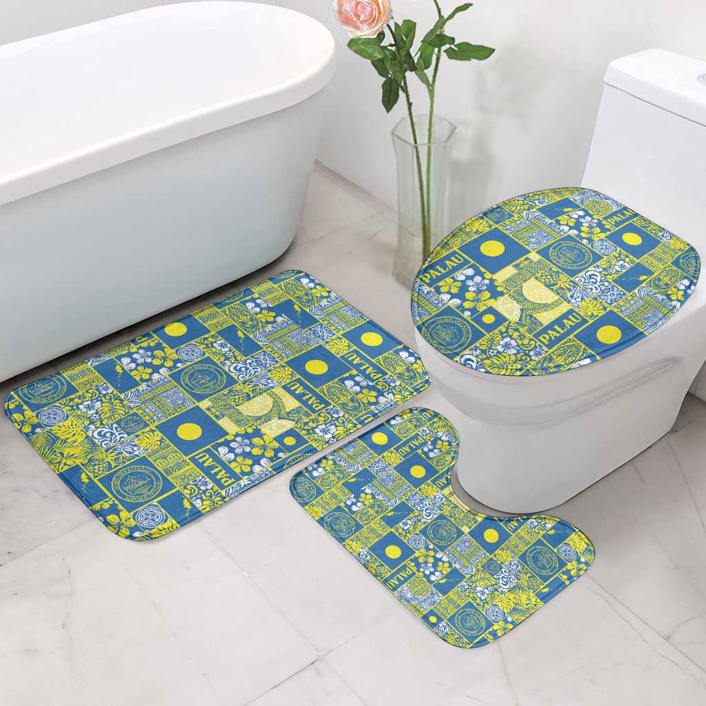 Palau Ungil Kurismas Bathroom Set Pacific Patchwork Xmas Vibes - Polynesian Pride