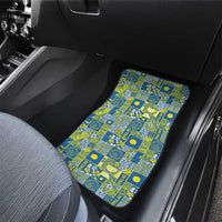 Palau Ungil Kurismas Car Mats Pacific Patchwork Xmas Vibes - Polynesian Pride