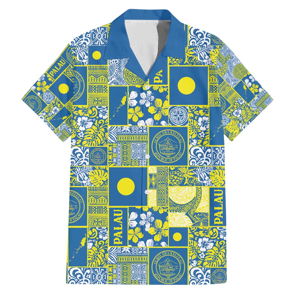 Palau Ungil Kurismas Family Matching Mermaid Dress and Hawaiian Shirt Pacific Patchwork Xmas Vibes - Polynesian Pride