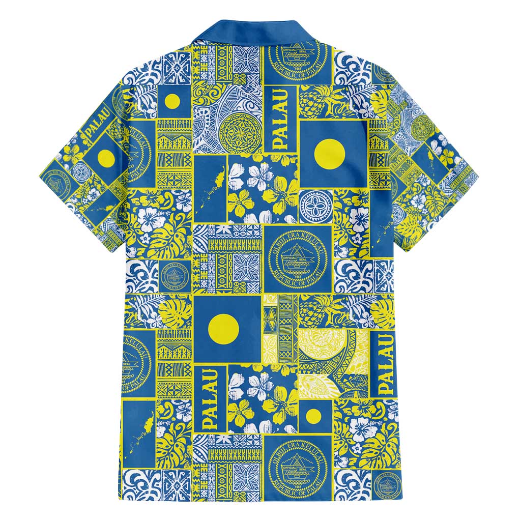 Palau Ungil Kurismas Family Matching Puletasi and Hawaiian Shirt Pacific Patchwork Xmas Vibes - Polynesian Pride