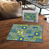 Palau Ungil Kurismas Puzzle Pacific Patchwork Xmas Vibes - Polynesian Pride