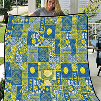 Palau Ungil Kurismas Quilt Pacific Patchwork Xmas Vibes - Polynesian Pride