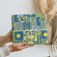 Palau Ungil Kurismas Wrapping Paper Pacific Patchwork Xmas Vibes - Polynesian Pride
