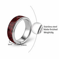 Dark Samoa Manuia Le Kerisimasi Classic Ring Pacific Patchwork Xmas Vibes - Polynesian Pride