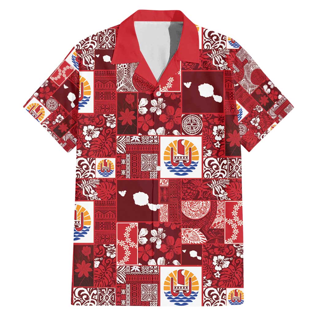 Tahiti Oaoa I Teie Noera Family Matching Mermaid Dress and Hawaiian Shirt Pacific Patchwork Xmas Vibes - Polynesian Pride