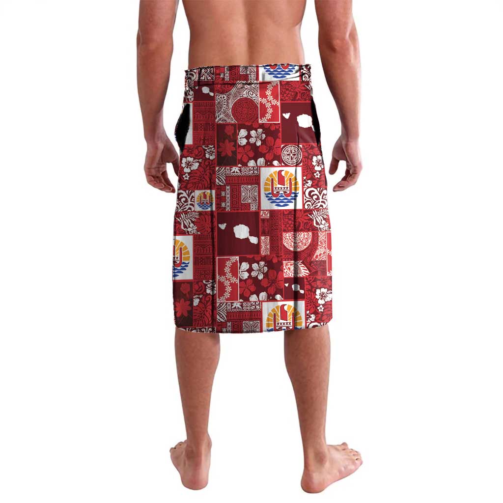 Tahiti Oaoa I Teie Noera Lavalava Pacific Patchwork Xmas Vibes - Polynesian Pride