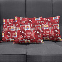 Tahiti Oaoa I Teie Noera Pillow Cover Pacific Patchwork Xmas Vibes LT9 - Polynesian Pride