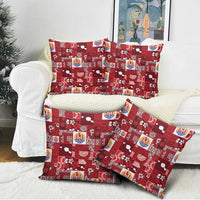 Tahiti Oaoa I Teie Noera Pillow Cover Pacific Patchwork Xmas Vibes LT9 - Polynesian Pride